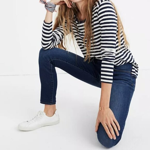 Madewell | Roadtripper Jeans in Jansen Wash High Rise Skinny Denim Jeans Size 24 - Picture 2 of 13